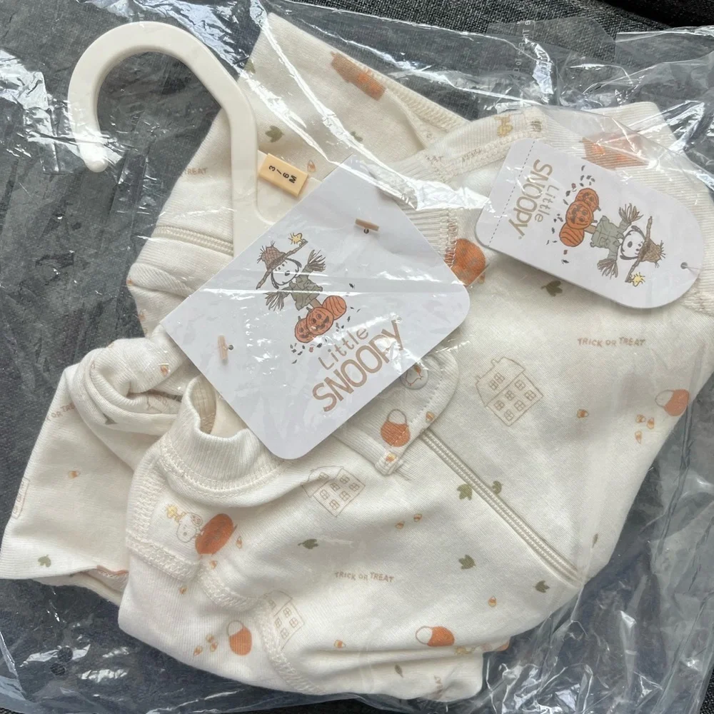 Baby Little Snoopy Halloween Sleep N’ play onesie fall